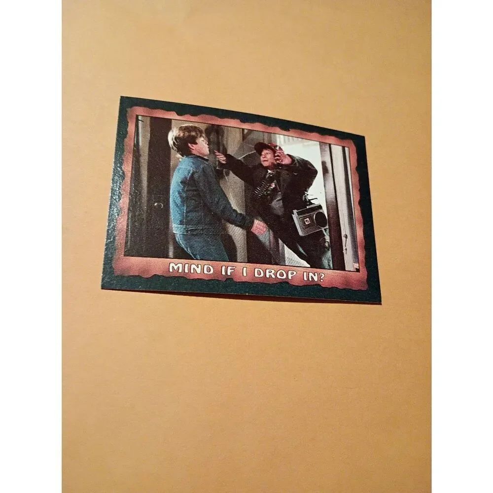 Vintage 1985 Warner Bros Topps Gum Goonies Trading Card #14 Mind if I Drop In